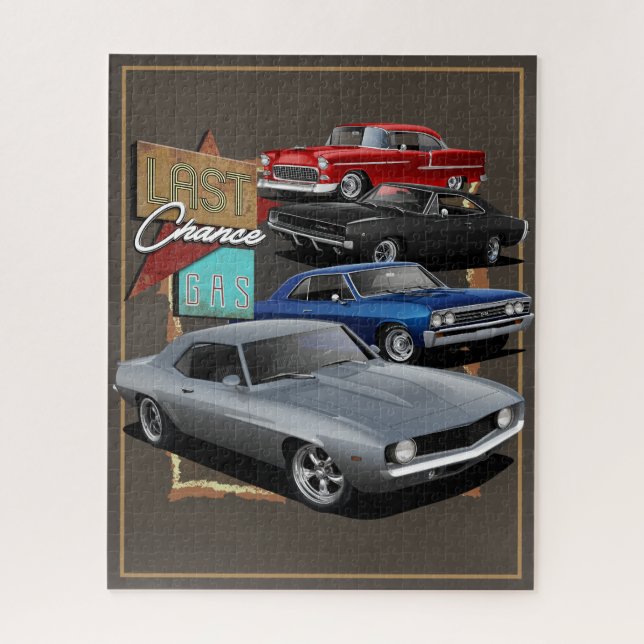 Cars Last Chance Gas Jigsaw Puzzle (Vertikal)