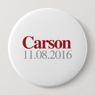 Carson am 8. November 2016 Button