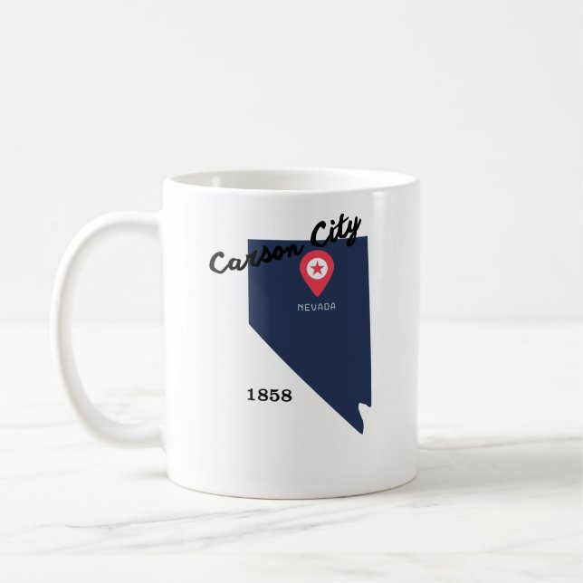 Carson City coffee mug  (Gauche)