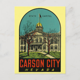 Carson City, Nevada Carte postale