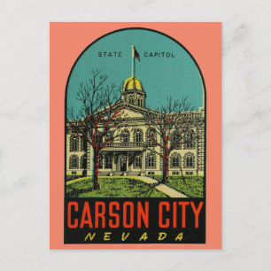 Carson City, Nevada Postcard Postkarte
