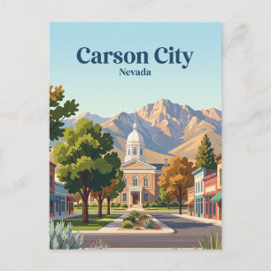 Carson City, Nevada Postkarte