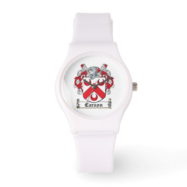 Carson Familienwappen Armbanduhr (Vorderseite)