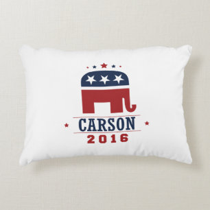 Carson GOP-Elefant-Entwurf 2016 Dekokissen