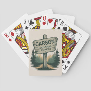 Carson National Forest New Mexico Spielkarten