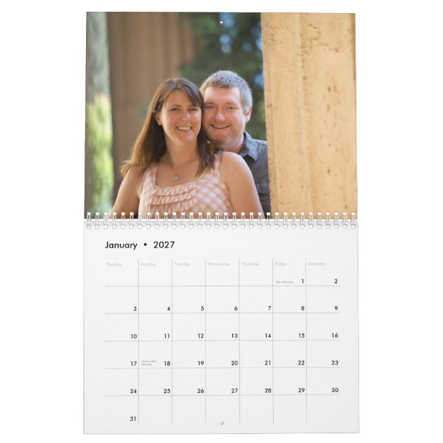 Carson und Ian 2009 Kalender (Jan 2027)