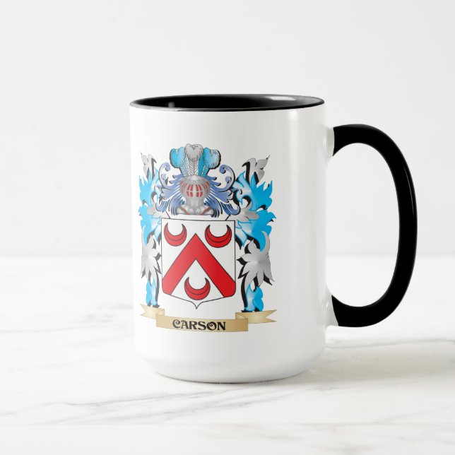 Carson-Wappen - Familienwappen Tasse (Rechts)