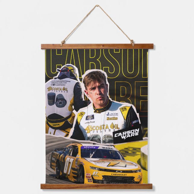 Carson Ware 07 Poster Hung Wall Decor Wandteppich Mit Holzrahmen (Vorderseite)