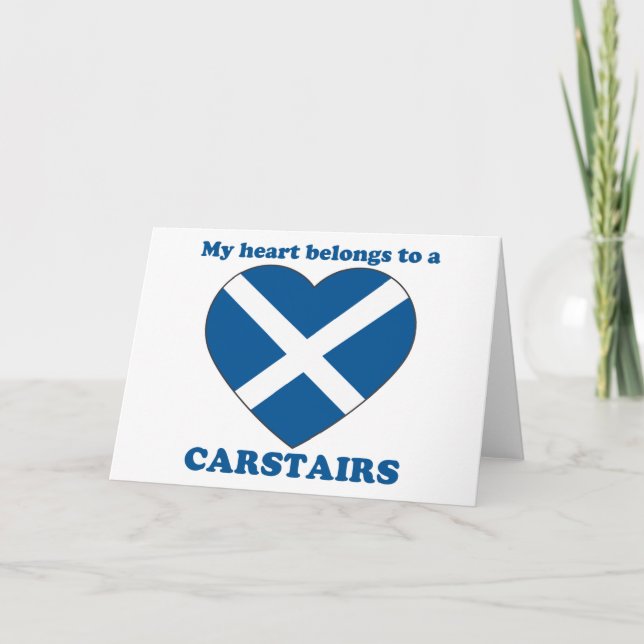 Carstairs Feiertagskarte (Vorderseite)