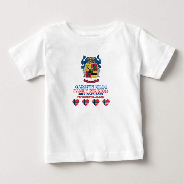 CARSTEN KILDE FAMILY WIEDERSEHEN BABY TSHIRT (Vorderseite)