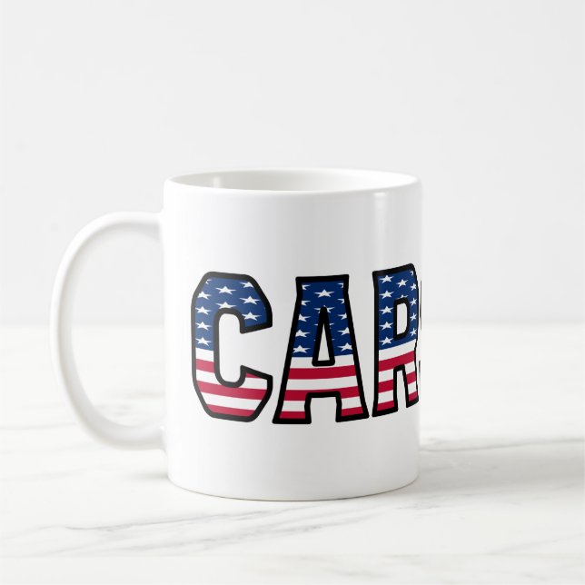 Carsten Prénom USA styled Tasse Café (Gauche)