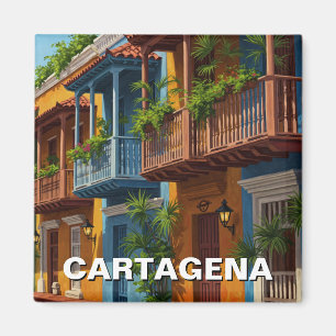 Cartagena Colombia Travel Magnet