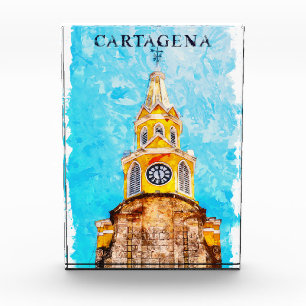 Cartagena Kolumbien Sehenswürdigkeit Kathedrale Fotoblock