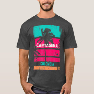 Cartagena Souvenir Kolumbien Erinnerung T-Shirt