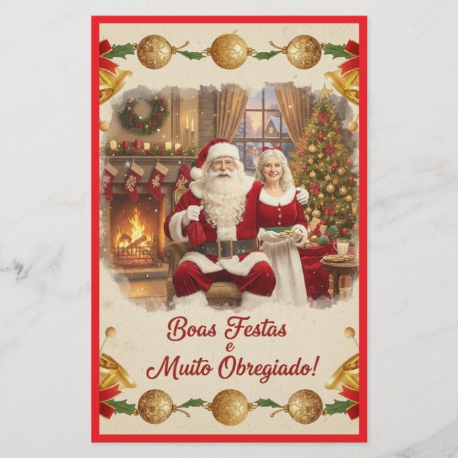 Cartão de Natal Briefpapier (Vorderseite)