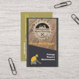 Cartão De Visita Professional Flooring Visitenkarte