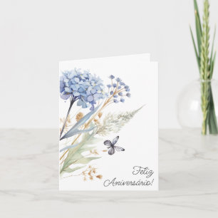 Cartão em Portugues : Fleurs sauvages de carte d'a