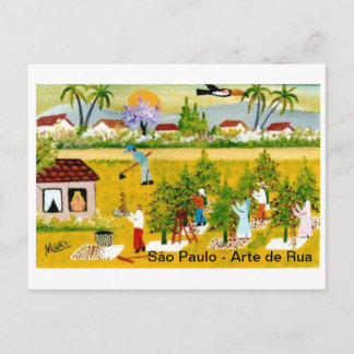 Cartão Postal Arte Brasileira Postkarte