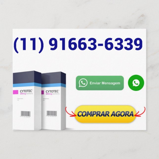 Cartão Postal Comprar Misoprostol NOVO NUMERO(11)  Postkarte (Vorderseite)