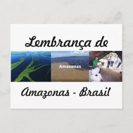 Cartão Postal lembrança do Amazonas Postkarte