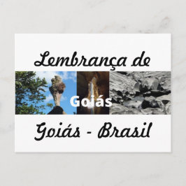 Cartão postlembrança de Goiás Postkarte