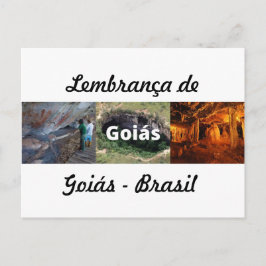Cartão postlembrança de Goiás Postkarte