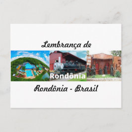 Cartão postlembrança de Rondônia Brasil Postkarte