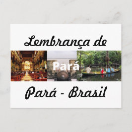 Cartão postlembrança do Pará Postkarte