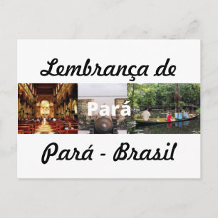 Cartão postlembrança do Pará Postkarte