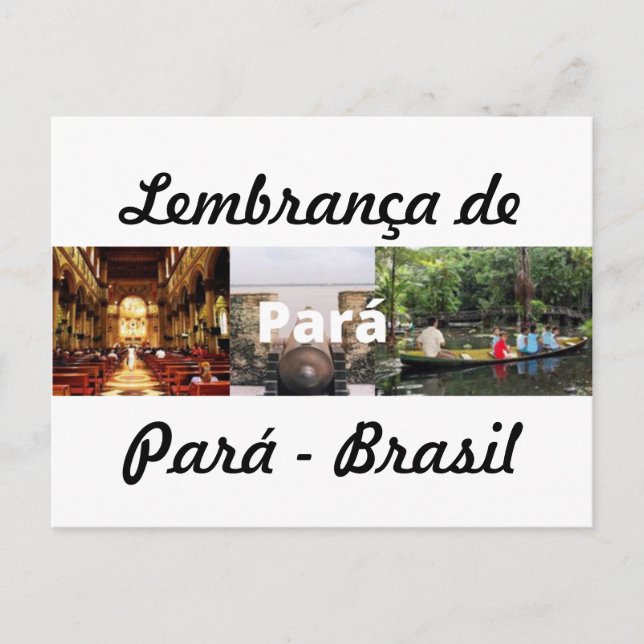Cartão postlembrança do Pará Postkarte (Vorderseite)