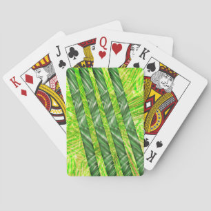 Cartas verde amarelado com riscos e traços spielkarten