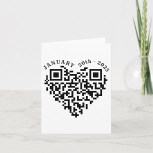 Carte 01-20-2025 Drôle Trump Dance Troll Qr Scan Preside