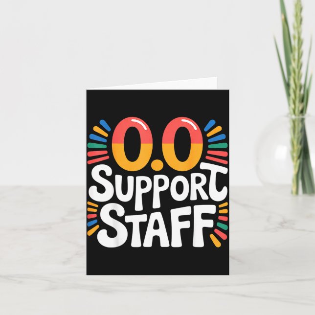 Carte 0.0 Suprt Staff Marathon Cheer Squad -  (Devant)