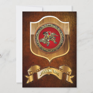 Carte [100] Hokusai - Shoki Riding Shishi Lion