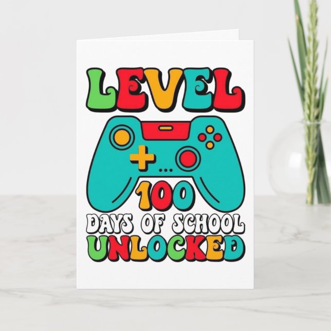 Carte 100 jour d'école personnalisé (Devant)