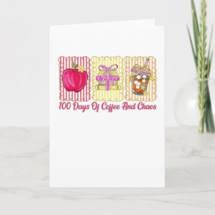 Carte 100 jours de café et de chaos