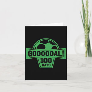 Carte 100 Jours De Football Scolaire 100E Jour De Sport 