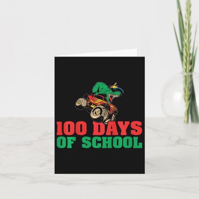 Carte 100 Jours De Garçons 100E Jour De L'École 1 (Devant)