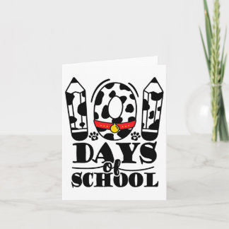 Carte 100 Jours D'École Dalmatien Chien Garçon Enfant