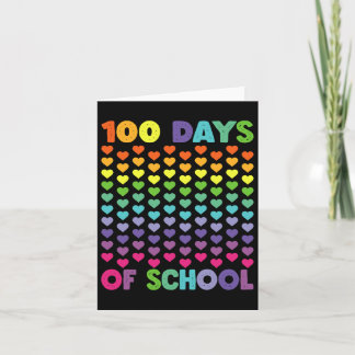 Carte 100 Jours D'École Et Toujours Aimer Il Coeur 100T