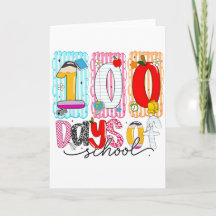100 Jours d'École Mignon Coloré 100ème Jour