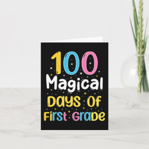 Carte 100 Jours Magiques De Première Année 100E Jour De 