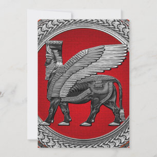 Carte [100] Taureau ailé assyrien : Argent et lamassu no