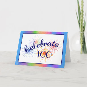 Carte 100e anniversaire