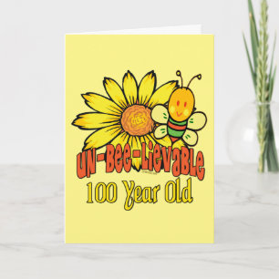 Carte 100e anniversaire - Incroyable à 100 ans