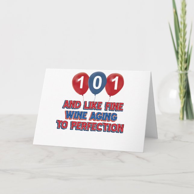 Carte 101st conceptions an d'anniversaire (Devant)