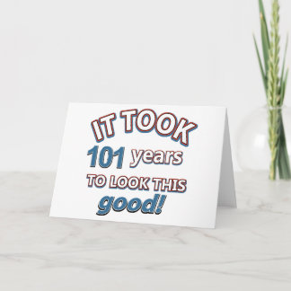 Carte 101st conceptions an d'anniversaire