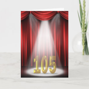 Carte 105e anniversaire sous les projecteurs