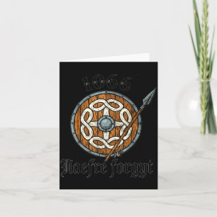 Carte 1066 Naefre Forgyt N'oubliez Jamais Viking Anglete