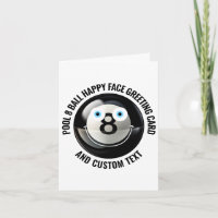 10 Boules de billard personnalisées YEUX BLEUS Vis